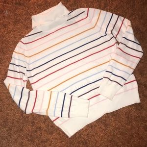 Striped Turtle neck Sweater